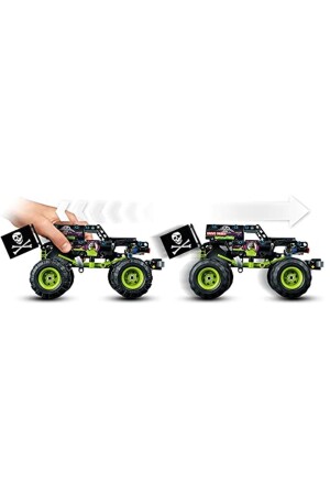 ® Technic Monster Jam® Grave Digger® 42118 – LKW-Modellbauset zum Sammeln (212 Teile) - 4