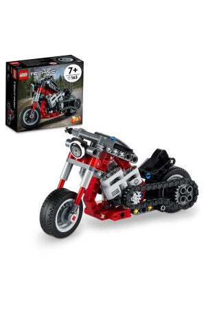 ® Technic Motorrad 42132 – Sammelbauset für Kinder ab 7 Jahren (160 Teile) - 2