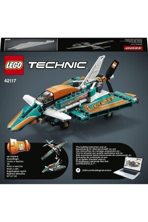 ® Technic Yarış Uçağı 42117 - Çocuklar İçin Koleksiyonluk Model Yapım Seti (154 Parça) - 4