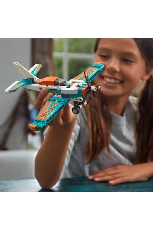 ® Technic Yarış Uçağı 42117 - Çocuklar İçin Koleksiyonluk Model Yapım Seti (154 Parça) - 8
