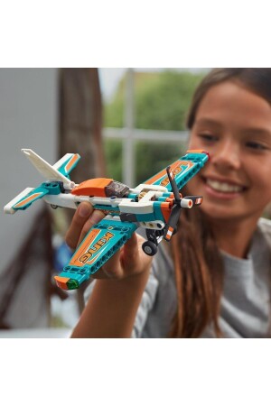 ® Technic Yarış Uçağı 42117 - Çocuklar İçin Koleksiyonluk Model Yapım Seti (154 Parça) RS-L-42117 - 5