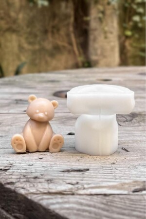 Teddy Bear Mini Tekli Mum Kalıbı (Silikon) - 3