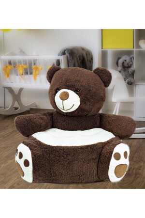 Teddybär-Plüsch-Baby-Kindersitz und Brosche 3890763 - 3