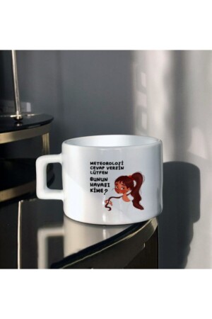 Tee-Kaffee, wem ist das in der Stimmung, Design bedruckte Tasse - 2