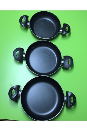 Teflon 3’lü Ekonomik Sahan Seti 18-20-22cm Eda - ALTINBAŞAK MUTFAK