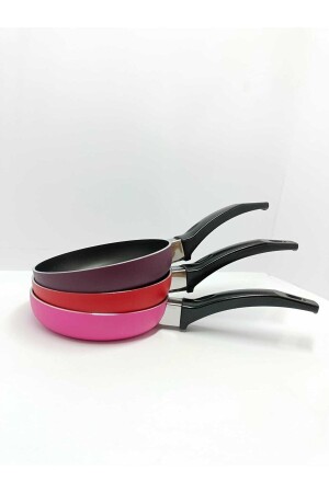 MNZ-Teflon صلصة صغرى مجموعة من 3 (12 سم) SOSTAV12CM3LU - BK TRADER