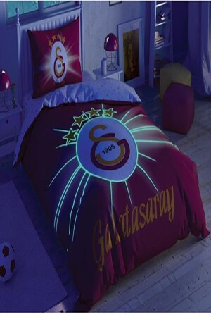 Tek Kişilik Galatasaray Nevresim Takımı Light Glow 2007bas11478 - 3