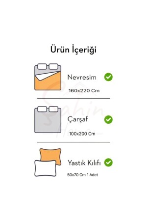 Tek Kişilik Lastikli Çarşaflı Nevresim Takımı Ekose Desen - 3