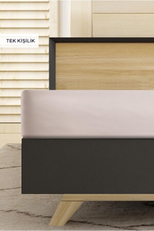 Tek Kişilik Pamuk Fitted - Lastikli Çarşaf - Kiğılı