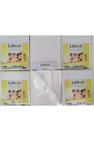 Tek Kişilik Sıvı Geçirmez Alez Muşambalı Özel Kumaş - Limon