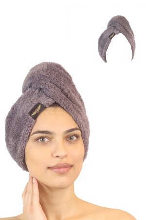 غطاء الشعر من الألياف الميكرو فيبر MNZ واحد 2 أزرار كأس جفاف الشعر غطاء الرأس - Heriya