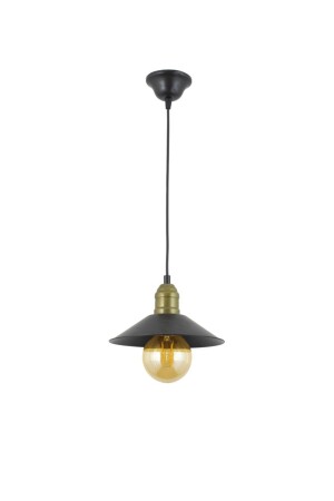 MNZ-Single Black Retro Rustic Model مودرن لامپ العدوان المعدن القنابل 3542BLK - Lambadar