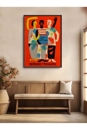 Tekli Tablo Modern Art Çerçeveli Poster Tablo TK/304 - Homepack