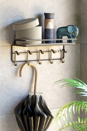 Teknotel Yapışkanlı Askılı Lamalı Raf St171 Mat Siyah 11.ST.171.01 - Tekno-tel