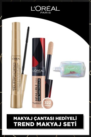 Telescopic Gold Black Mascara Infaillible Concealer, anwendbar auf das ganze Gesicht 322 Elfenbeinbeutel - 1