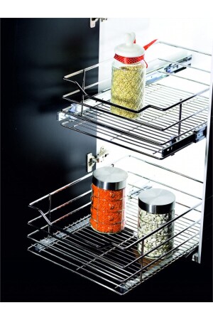 Teleskopik Raylı Frenli Lüks Dolap Içi Çekmece 36.4 Cm - Yildiz Aksesuar Tr