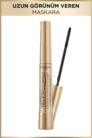 Teleskopische Gold-Mascara – Black Dm - 2