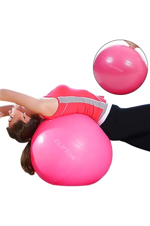 Tellerballpumpe 65 cm und Balanceball 20 cm mit Geschenk - 8