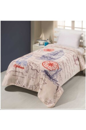 Tema lizenzierte College-Decke, einzeln, 160 x 220 cm und College GH2032 - MİNK