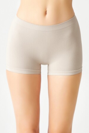 Ten Fitilli Seamless Boxer Külot Ribbed Boyshort - 2