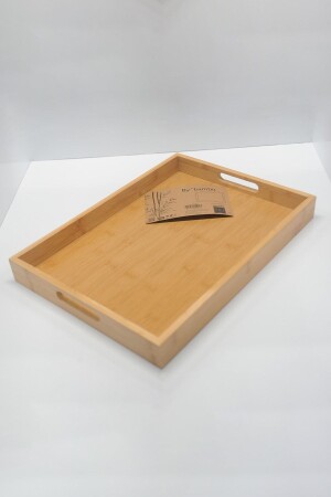 Tepsi - 40x29 Cm Bambu Dikdörtgen Tepsi PC-AH-008 - Paçi