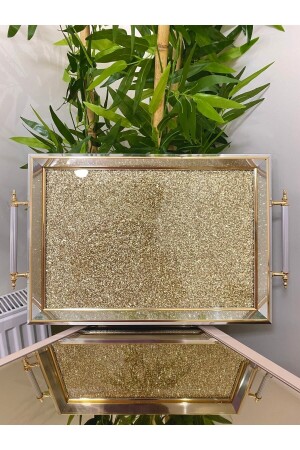 سلة الشاي الذهبية الملموسة، سلة الشاي الفاخرة، سلة العرض سلة الشاي الملموسة - Sillage Home