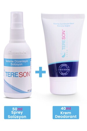 Terleme Önleyici Sprey 50 ml - Krem Deodorant Gümüş Iyonlu 40 ml - 3