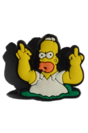Terlik Süsü Simpsons-jibbitz -charm-anahtarlık-bileklik Takıları - 1