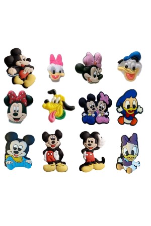 Terlik Süsü-terlik Tokası Mickey 12'li Set - 1