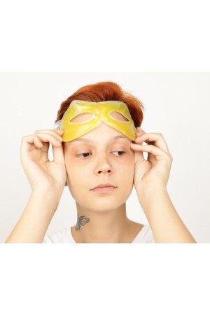 Termojel Buz Göz Maskesi Göz Altı Torbası Şişlik Giderici Uyku Bandı Göz Için Jel Soğuk Kompres - 3