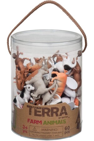 Terra Plastic Animals Farm Kleines Spielset 60 STÜCK AN6001Z - 5