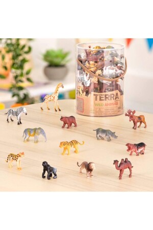 Terra Plastik Hayvanlar Safari Küçük Oyun Seti - 2