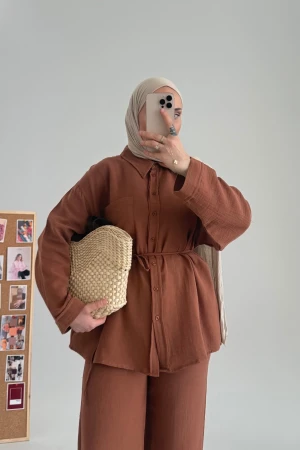 مجموعة قهوة ممتازة مع حزام المسلين - Nuuwears