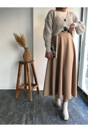 Tesettür Scuba Çan Etek - Cng Moda