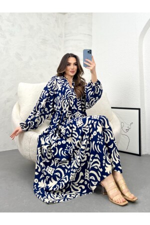 TESETTÜR V YAKA VİSKON ELBİSE - Premier Vie