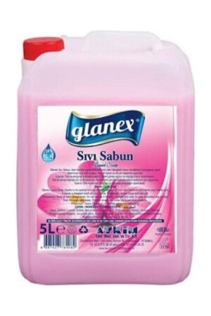 Tex Glanex Sıvı El Sabunu Temizlik Hijyen Deterjan 5 Lt - 1