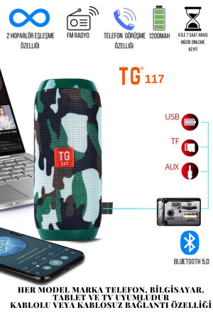 T&G Ses Bombası Bluetooth Hoparlör Kablosuz Taşınabilir 0731698635891 - 6
