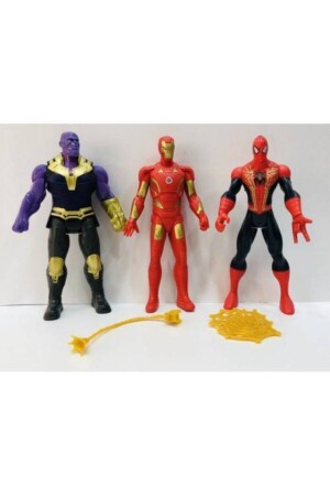 Thanos Hulk Spiderman C. America 16 cm beleuchtetes Figurenspielzeug, 5er-Pack 3656589745222 - 5