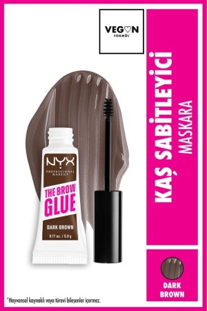 The Brow Glue Instant Brow Styler Kaş Sabitleyici Maskara - Dark Brown - 2