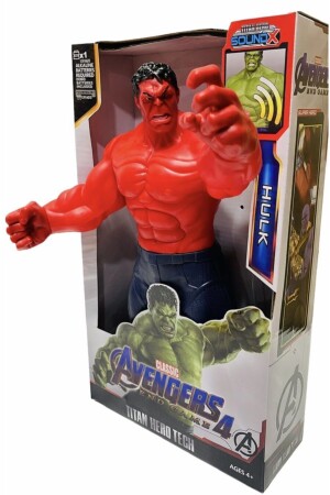 The Hulk Red Color Red Hulk Figur mit Licht und Sound Heldenspielzeug 30 cm vel331 - 6