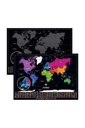 The World Deluxe Scratch Map Rubbelbare Weltkarte 8698568844659 - 6