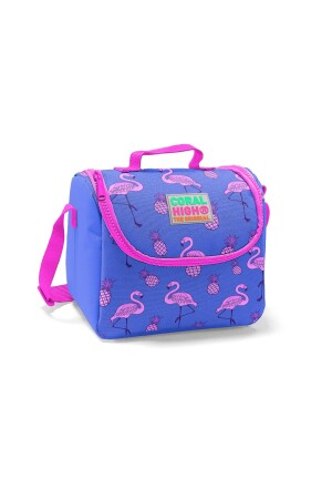 Thermo-Lunchbox für Kinder mit Lavendel- und Rosa-Flamingo-Muster 11805 - 1