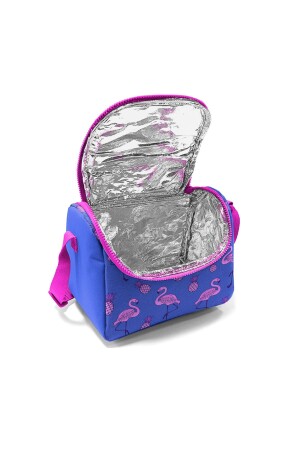 Thermo-Lunchbox für Kinder mit Lavendel- und Rosa-Flamingo-Muster 11805 - 3