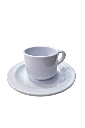 Thermo-Melamin-Tee-/Kaffeetasse, 170 ml, Set, 2 Sets, 170 ml, Teetassen-Set mit Untertasse 9117-PW - 4