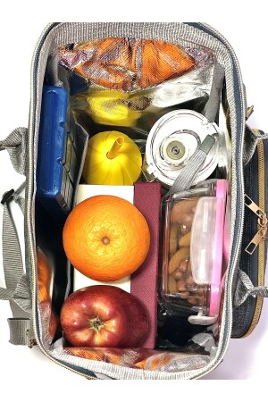 Thermo-Wärmeisolierte Lunchtasche für Picknick, Camping, Büro, Reisen (große Thermo-Tasche 30 x 25 x 15 cm) TYC00435706861 - 7