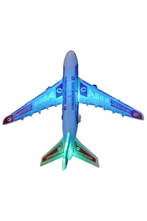 Thy Yolcu Uçağı Büyük Boy Sesli Işıklı Yerde Gezen Oyuncak Uçak A380 35 Cm LRS03232655985200 - 3