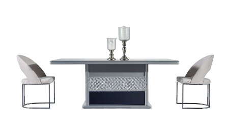 Tiana Yemek Masası Takımı - Silver - Cadde Yıldız