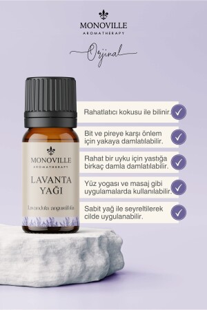 Tıbbi Lavanta Uçucu Yağı 10 ml %100 Saf ve Doğal (Lavender Essential Oil) - 3