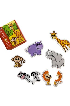 Tiere Puzzle-Set 2 – Safari – Stange (2 BOXEN) - 3