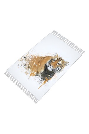 Tiger Badematte und einflügeliger Duschvorhang 1x180x200 im Set BAHTGR5080 - 5